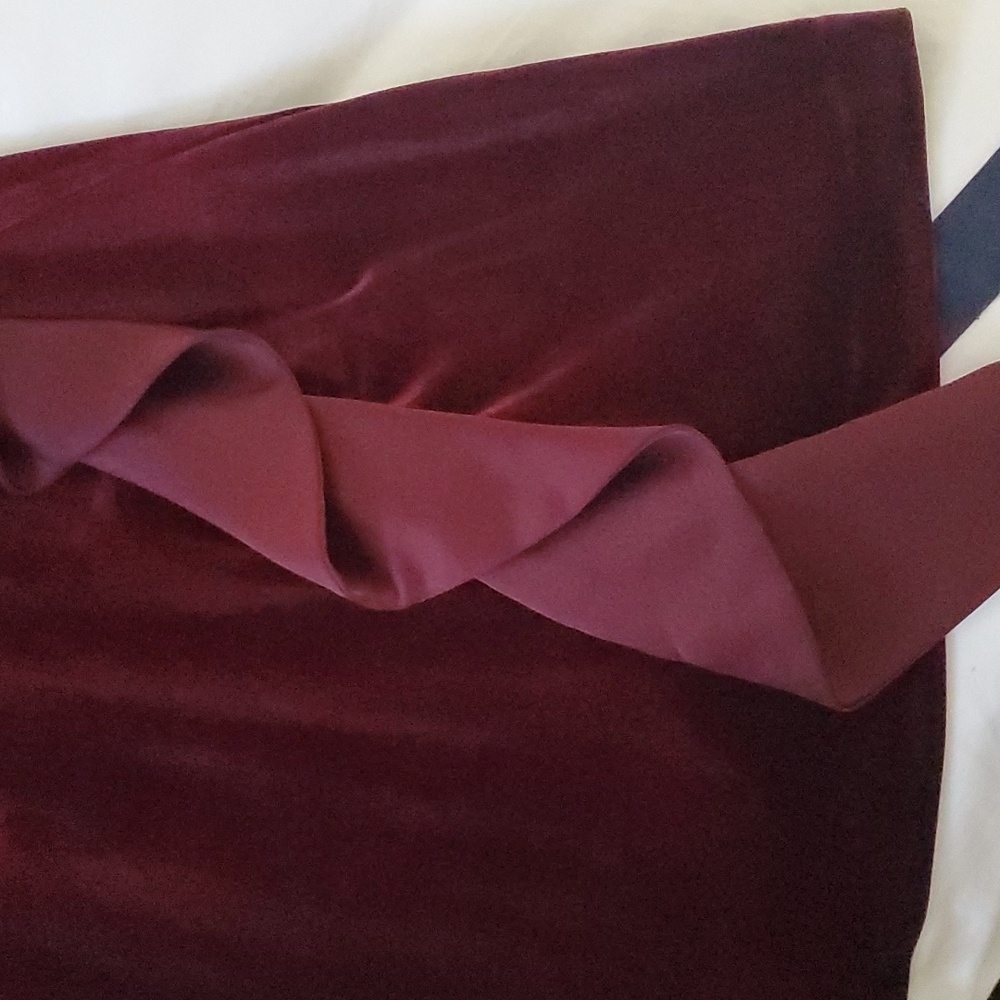 NWT Chelsea 28 Satin Velvet Dress, Small - Picture 7 of 11
